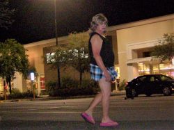 Sissy left in mall parking lot