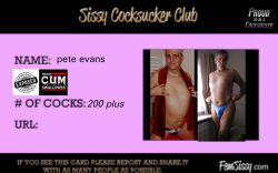 cocksucker pete id card