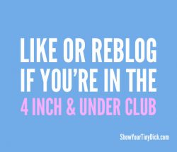 Four Inch and Under Club Roster