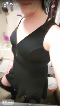 All dressed up and no one to fuck