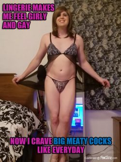 Sissy Craves Big Meaty Cock