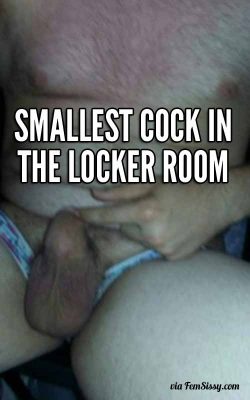 Smallest cock in the locker room