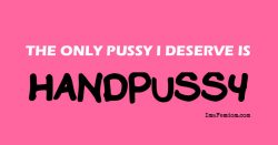Hand-Pussy is All Your Penis Deserves