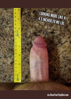 5 Inches? Looking more like a 4.5 incher lol
