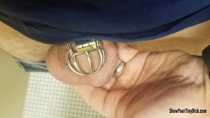 Wife is happiest when I’m locked in a tiny chastity