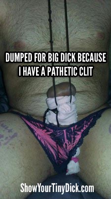 I got dumped for big dick