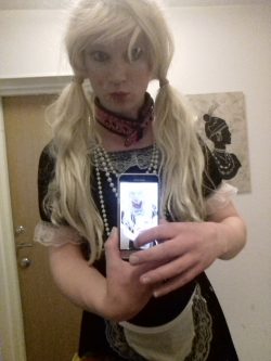 Im ready daddy Lisa is here as your maid in pigtails