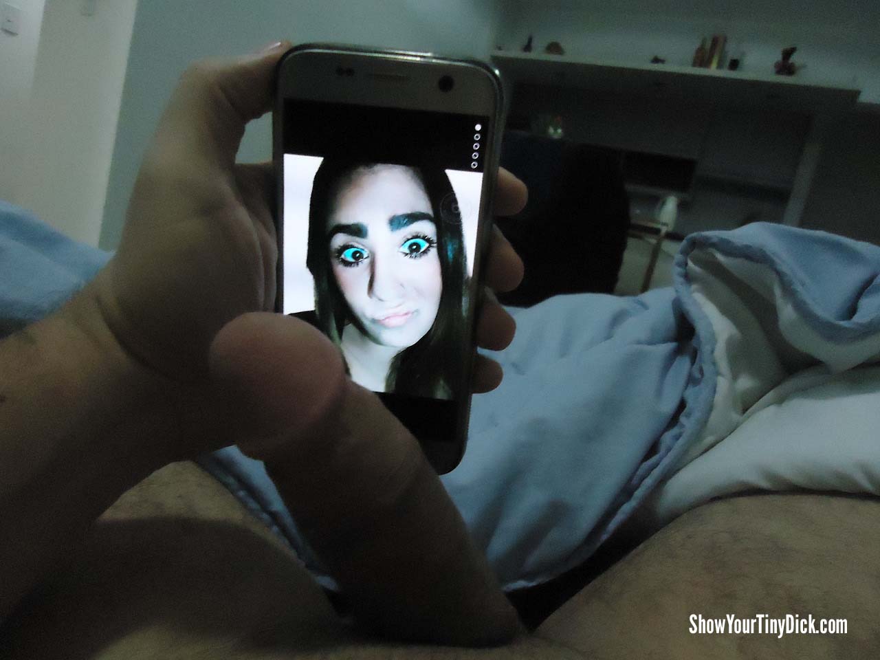 My girlfriend when she finally saw my dick