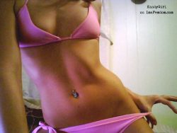 Model your sissy bikini for me live