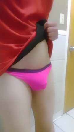 Pink panty wearing sissy bitch