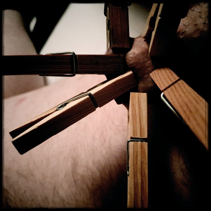 Clothespins punishment