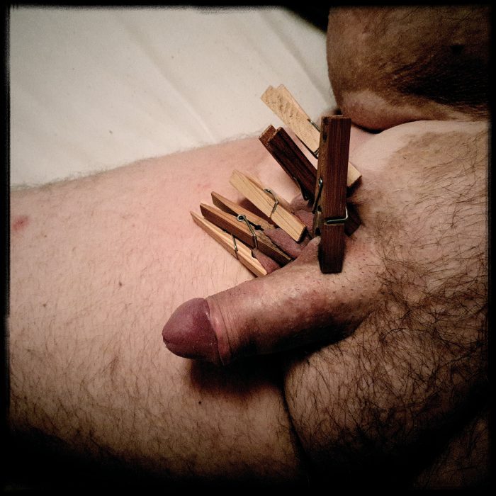 Clothespins punishment