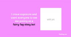 Fairy Sissy Boi Exposure Sign