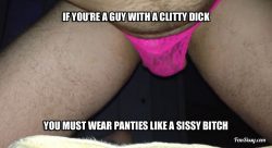 If you are a guy with a clitty dick, this applies to you