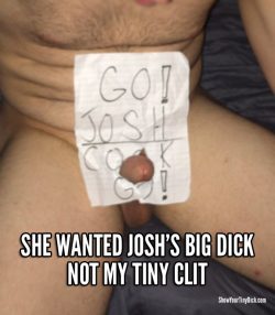 She wanted big Josh dick (SPH Caption)