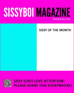 Sissy Boi Magazine Cover to Help with Exposure