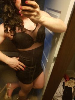 Sissy hopes to become a true cock tease