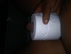Toilet paper roll challenge @showyourtinydick