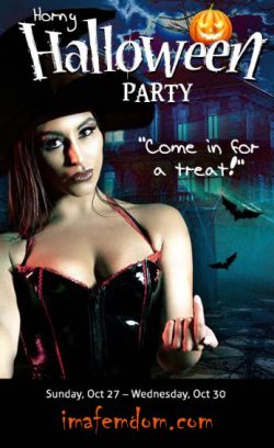 Horny Halloween Party Streaming Live Starting 10/27