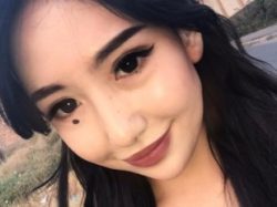Asian girl loves to laugh at your useless peckers
