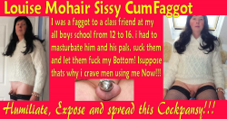 Lifelong Sissy Faggot Louise