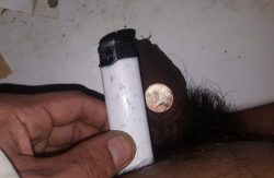 Lighter and 5 eurocent