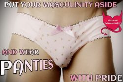 Panty wearing Sissy