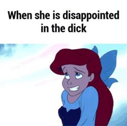 The disappointing dicklette