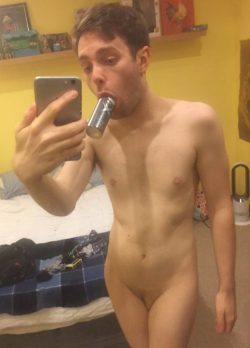 Sissy wishes he had a pussy and a big dick in his mouth