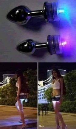 Glowing sissy slut