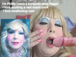 Exposed sissy Phillip Losco