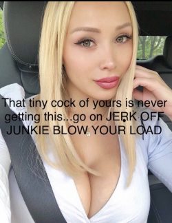 Just another tiny dick jerk off junkie