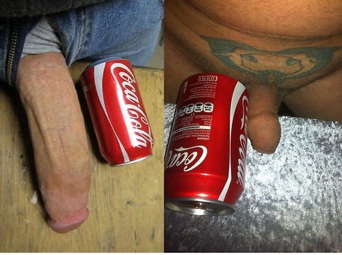 Coke Can Cock Comparison.