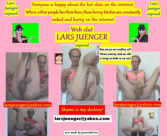 web slut Lars Juenger exposed