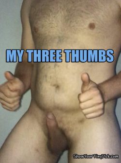 Buckeye guy proves that he has three thumbs