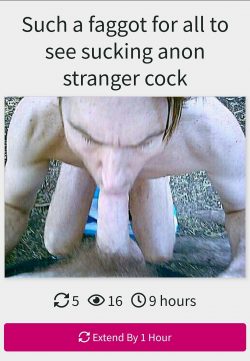 Sucking Anon Cock