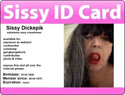 My sissy id