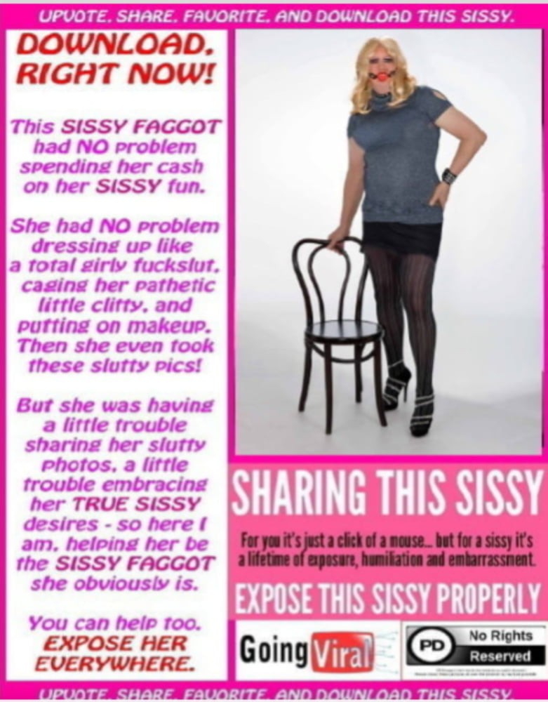 Exposed super slutty sissy faggot mix