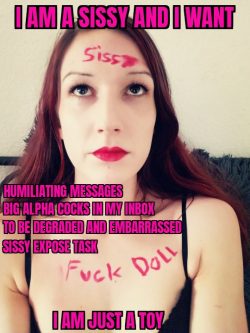 Sissy slave reblog