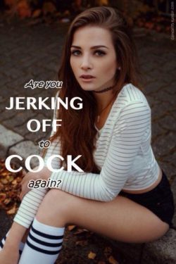 Jerking off to cock again