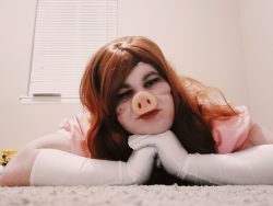 Just a cute little Sissy Piggy,ready for daddy to give me his slop 🐷🐷😛😛😛 Sissy Piggy Jocelynn fk ...