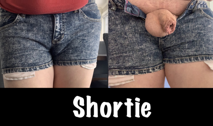 my tiny little penis in tiny shorts