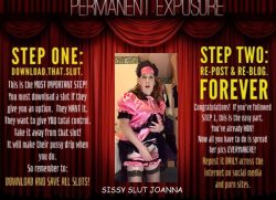 Sissy Slut Joanna Caught And Exposed