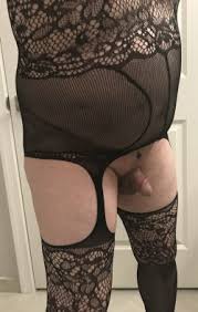 3 inch clit sissy dressed as her Bull wishes
