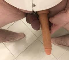 9 inch dildo is over twice as large as my hard clit