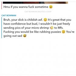 “Fucking you would be like rubbing pussies”