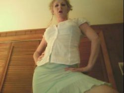 Model those sissy clothes for a hot milf on video chat