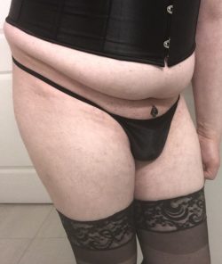 Is there a cock under those panties? I can’t see one, can you?