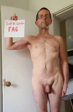 Scott W Gordon, faggot