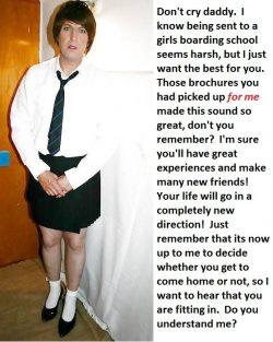 Why do I enjoy being a sissy schoolgirl so much